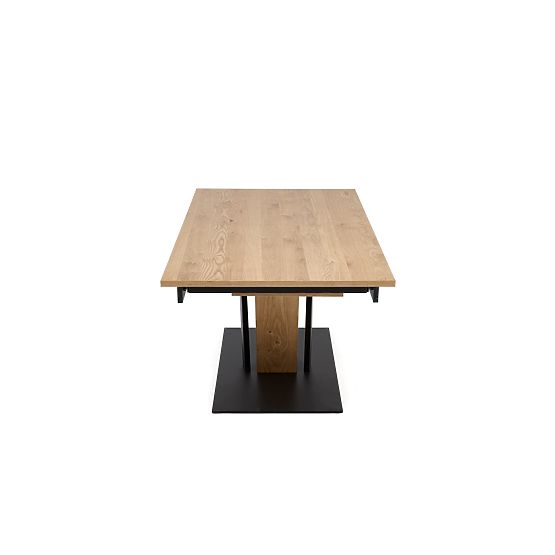 FANIS extendable table, natural/black (3p=1pc)