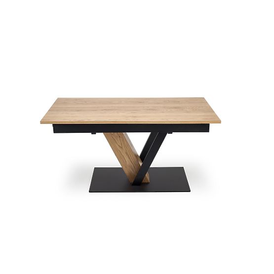 FANIS extendable table, natural/black (3p=1pc)