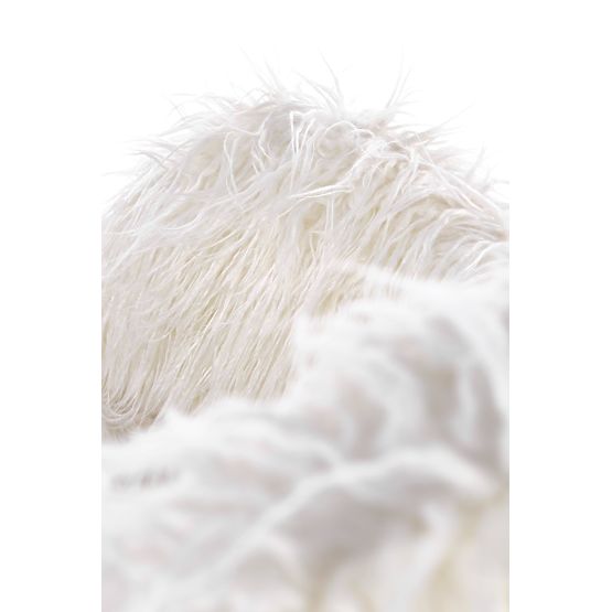 Faux fur rocking chair AUSTIN - cream