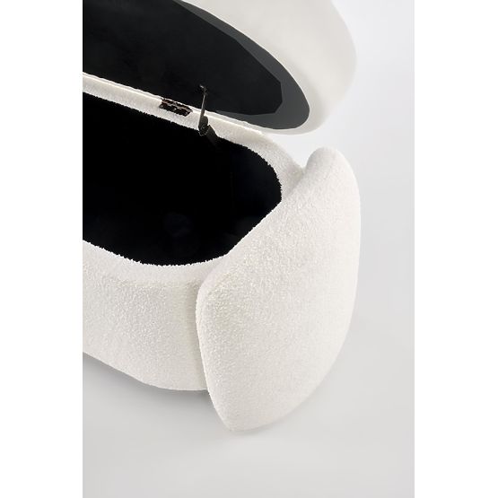 FICARIA bench with storage function cream (1P=1PC)