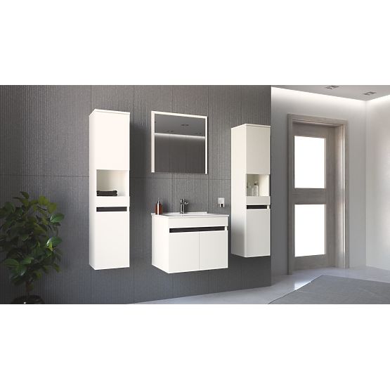 FIGARO Mirror 60 cm White (1p=1pc)