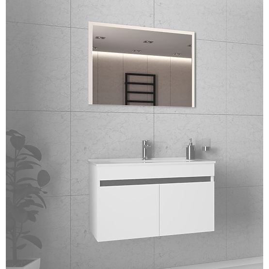 FIGARO Mirror 80 cm White