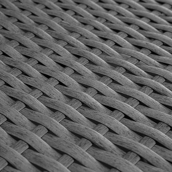 Florencja Garden Furniture Set Gray Sofa Ottoman