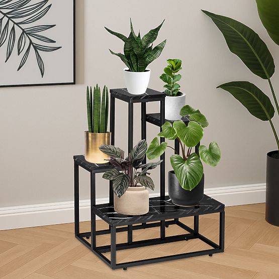 Flower Stand ANTIRES Black Marble