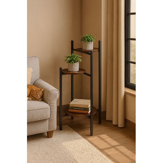 Flower Stand, Plant Stand, Decoration, 3 Levels, Loft ModernHome