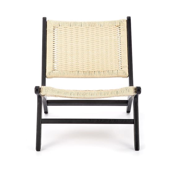 FODEN Relaxation Chair, Black/Natural (1p=1pc)