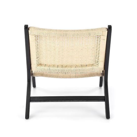 FODEN Relaxation Chair, Black/Natural (1p=1pc)