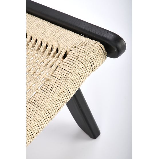 FODEN Relaxation Chair, Black/Natural (1p=1pc)