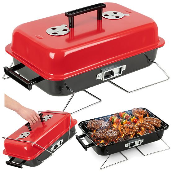 Foldable Portable Charcoal Grill CAMPAL with Lid