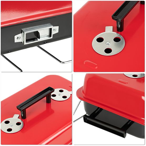 Foldable Portable Charcoal Grill CAMPAL with Lid