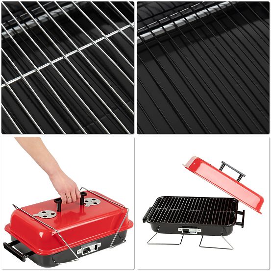Foldable Portable Charcoal Grill CAMPAL with Lid
