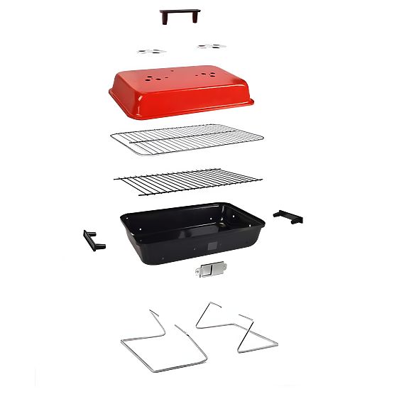 Foldable Portable Charcoal Grill CAMPAL with Lid