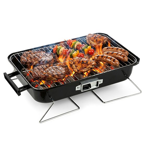 Foldable Portable Charcoal Grill CAMPAL with Lid
