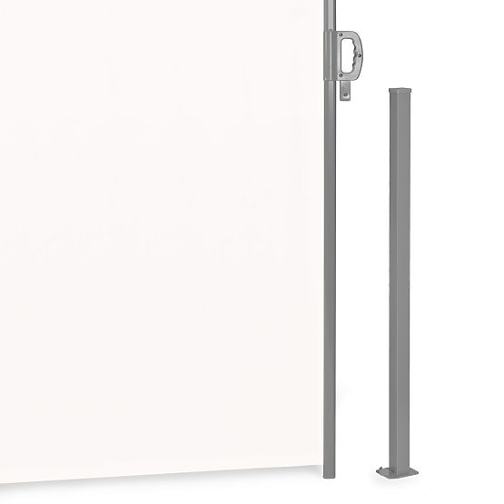 Folding Awning 300x180 cm Side Screen for Garden Terrace Beige