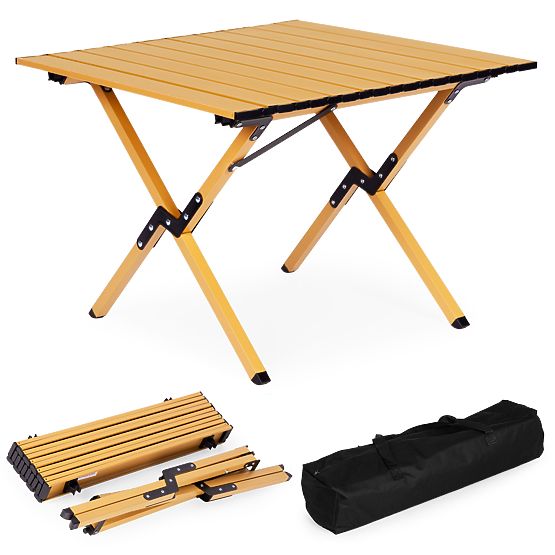 Folding Camping Table 60x60 cm with Bag MultiGarden