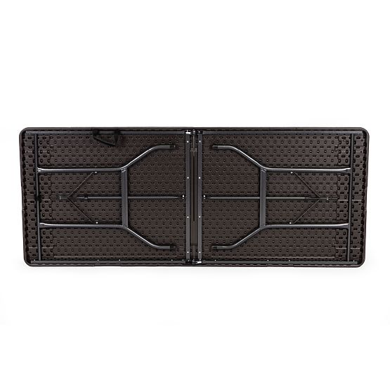 Folding Catering Banquet Garden Table 180 cm Brown ModernHome