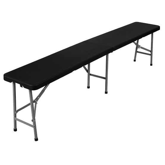 Folding Catering Bench 180 cm Black