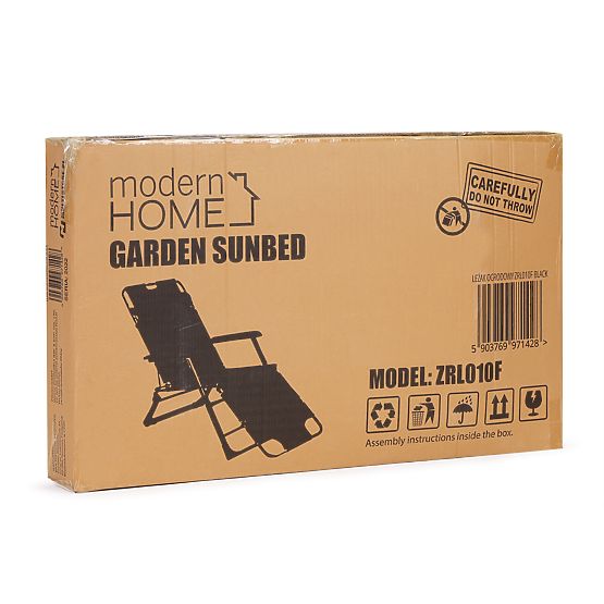 Folding Garden Beach Chair 2-in-1 Lounger