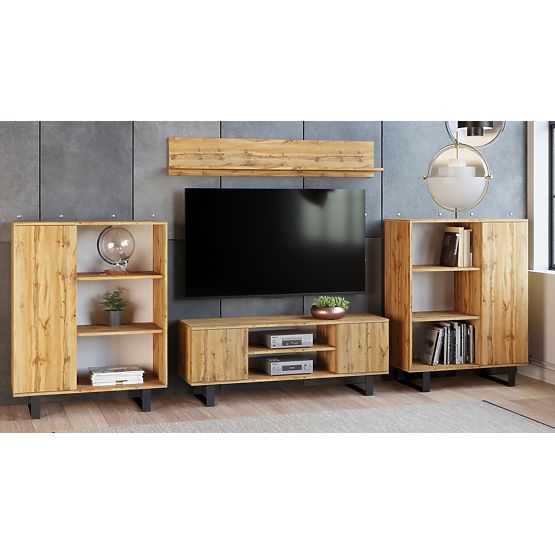 Fondi Wardrobe Golden Craft Oak, Loft Style