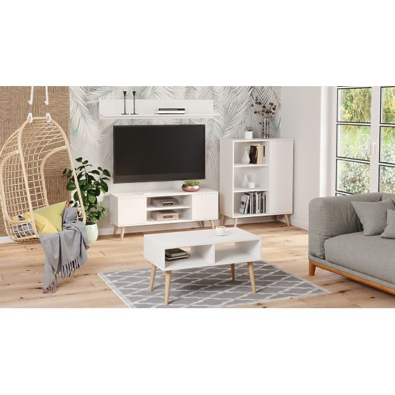 Fondi White Cabinet, Scandinavian