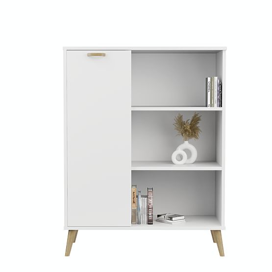 Fondi White Cabinet, Scandinavian