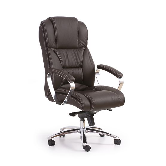 FOSTER Office Chair Dark Brown - Leather