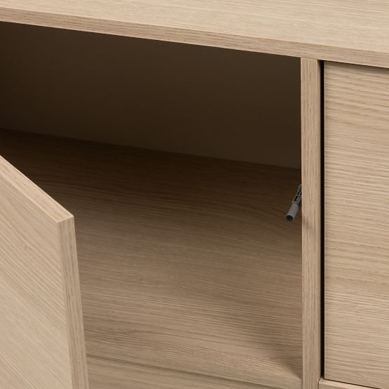 Four-Door Japandi Sideboard in Lindberg Oak