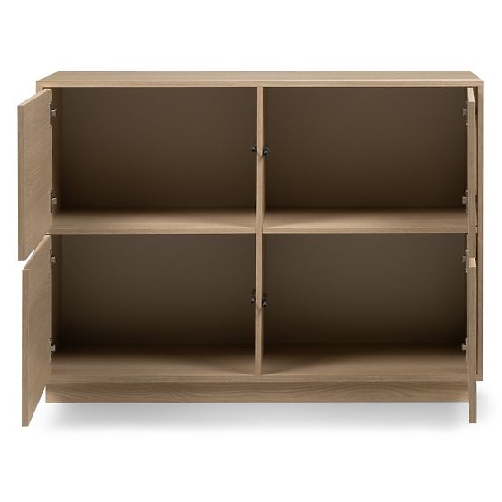 Four-Door Japandi Sideboard in Lindberg Oak