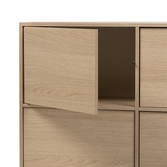 Four-Door Japandi Sideboard in Lindberg Oak