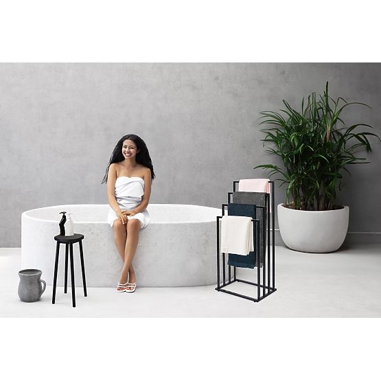 Four-Level Towel Rack NELI Black