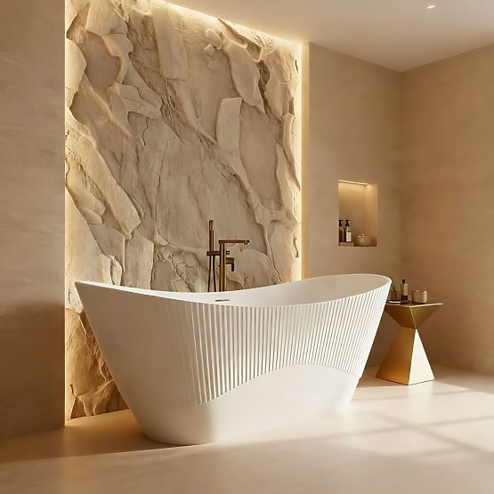 Freestanding Acrylic Bathtub ATENA 170