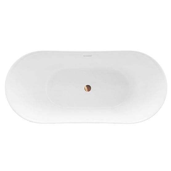 Freestanding Bathtub Rea Ferrano Slim 170