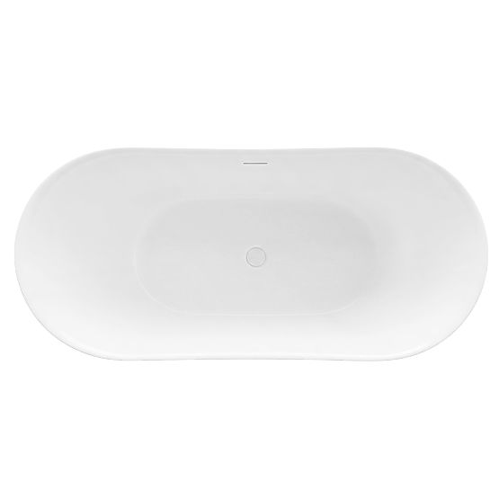 Freestanding Bathtub Rea Ferrano Slim 170