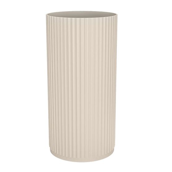 Freestanding Washbasin Ciriola, Composite, 45x90 cm, Beige-Gray, Taupe, Grooved