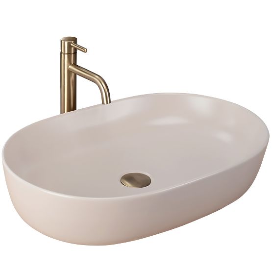 Furniture Washbasin Rea CLEO 61 BEIGE MATT