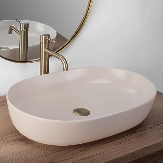 Furniture Washbasin Rea CLEO 61 BEIGE MATT
