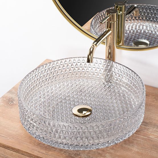 Furniture Washbasin Rea Cristal Transparent 39