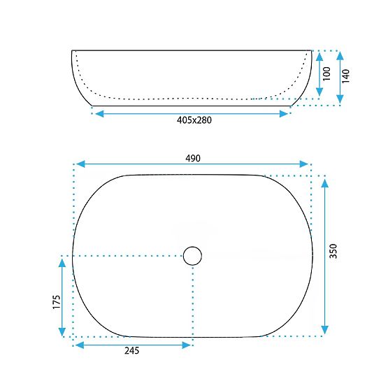Furniture Washbasin Rea LISA ECRU SHINY