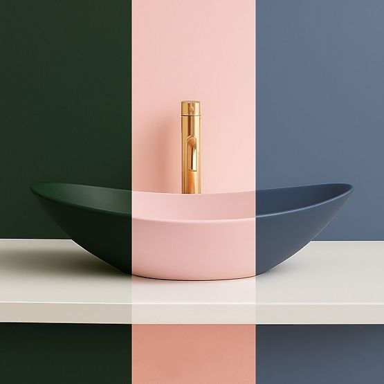 Furniture Washbasin Rea Royal Blueberry Matt