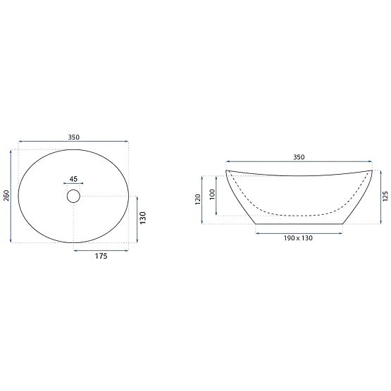 Furniture Washbasin Rea Sofia Mini Kashmir