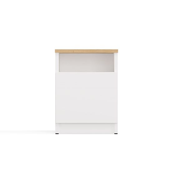 GALAX 30/1D Nightstand WHITE-ARTISAN