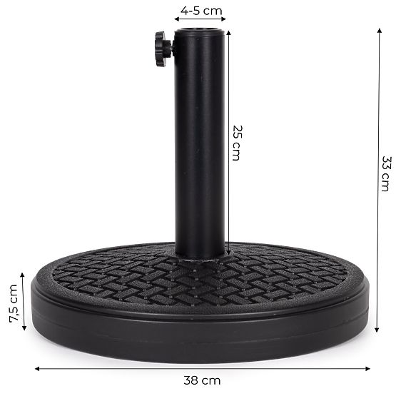Garden and Terrace Parasol Base 12KG