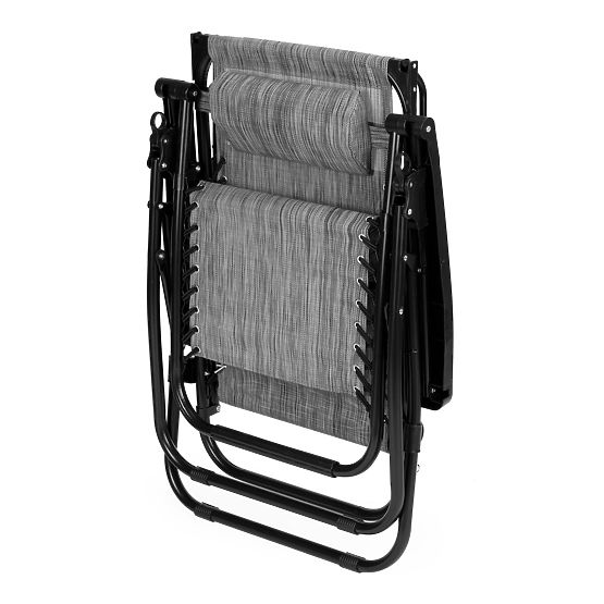 Garden Beach Chair with Adjustable Backrest ZERO GRAVITY ModernHome - Gray