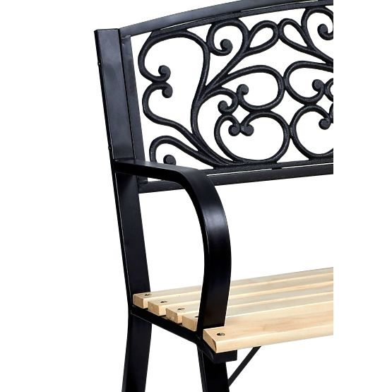 Garden Bench Steel-Cast Iron TITO