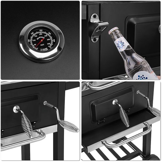 Garden Carbon Grill CARBON Black