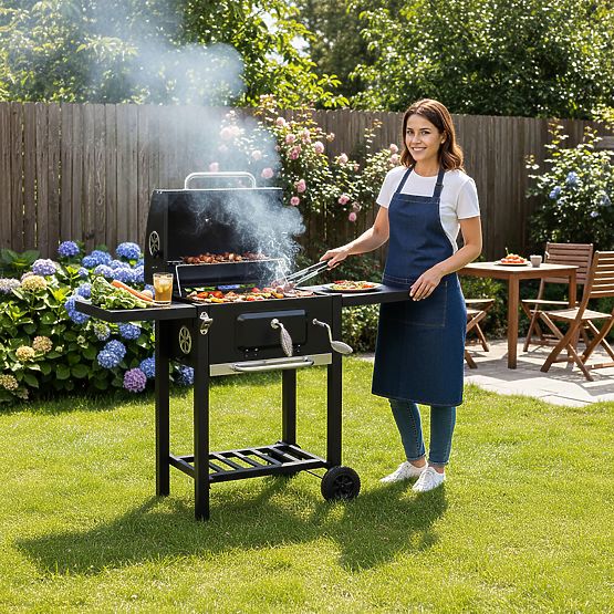 Garden Carbon Grill CARBON Black