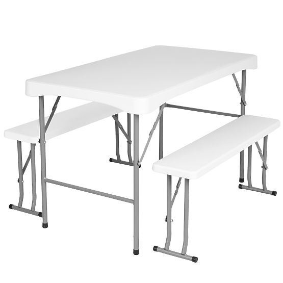 Garden Catering Set STANLEY Table + 2 Benches