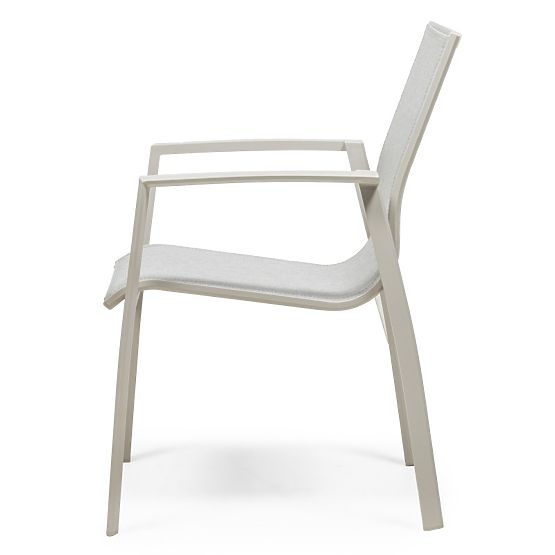 Garden Chair Canelli Aluminum, Light Beige