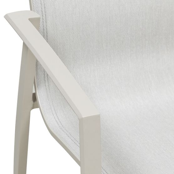 Garden Chair Canelli Aluminum, Light Beige