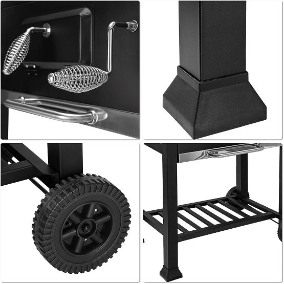 Garden Charcoal Grill with Lid MEJOR